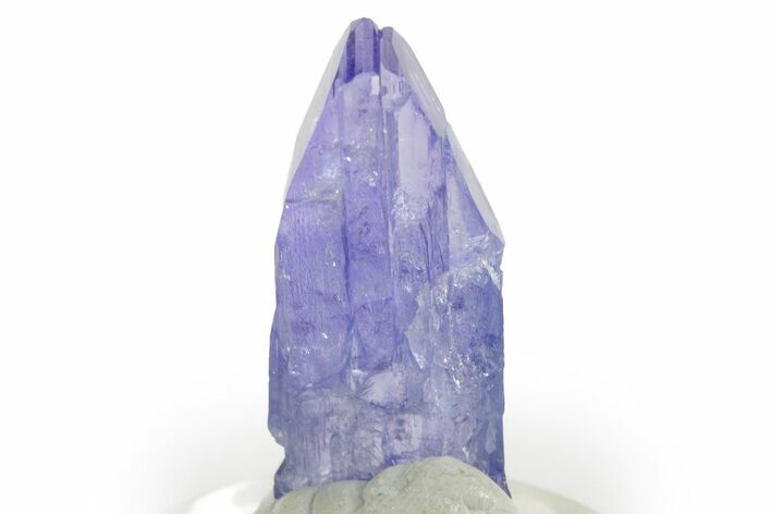 Brilliant Blue-Violet Tanzanite Crystal -Merelani Hills, Tanzania #379072
